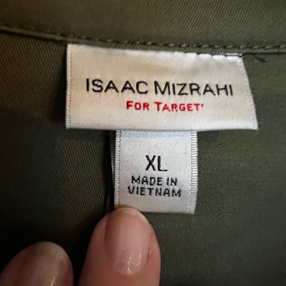 Isaac Mizrahi for Target Dark Green Utility Jacket (Vintage) - Picture 4 of 8